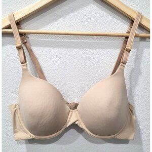 Women's Joyspun 38B Beige Bra Adjustable Straps Lightly Padded